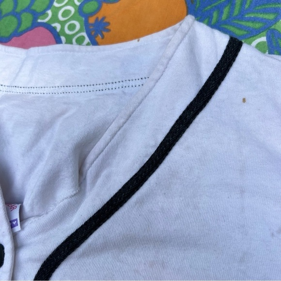 TAZMANIAN Devil Vintage 90’s Savage Slugger Baseball Jersey Shirt SZ L *READ - Picture 9 of 14